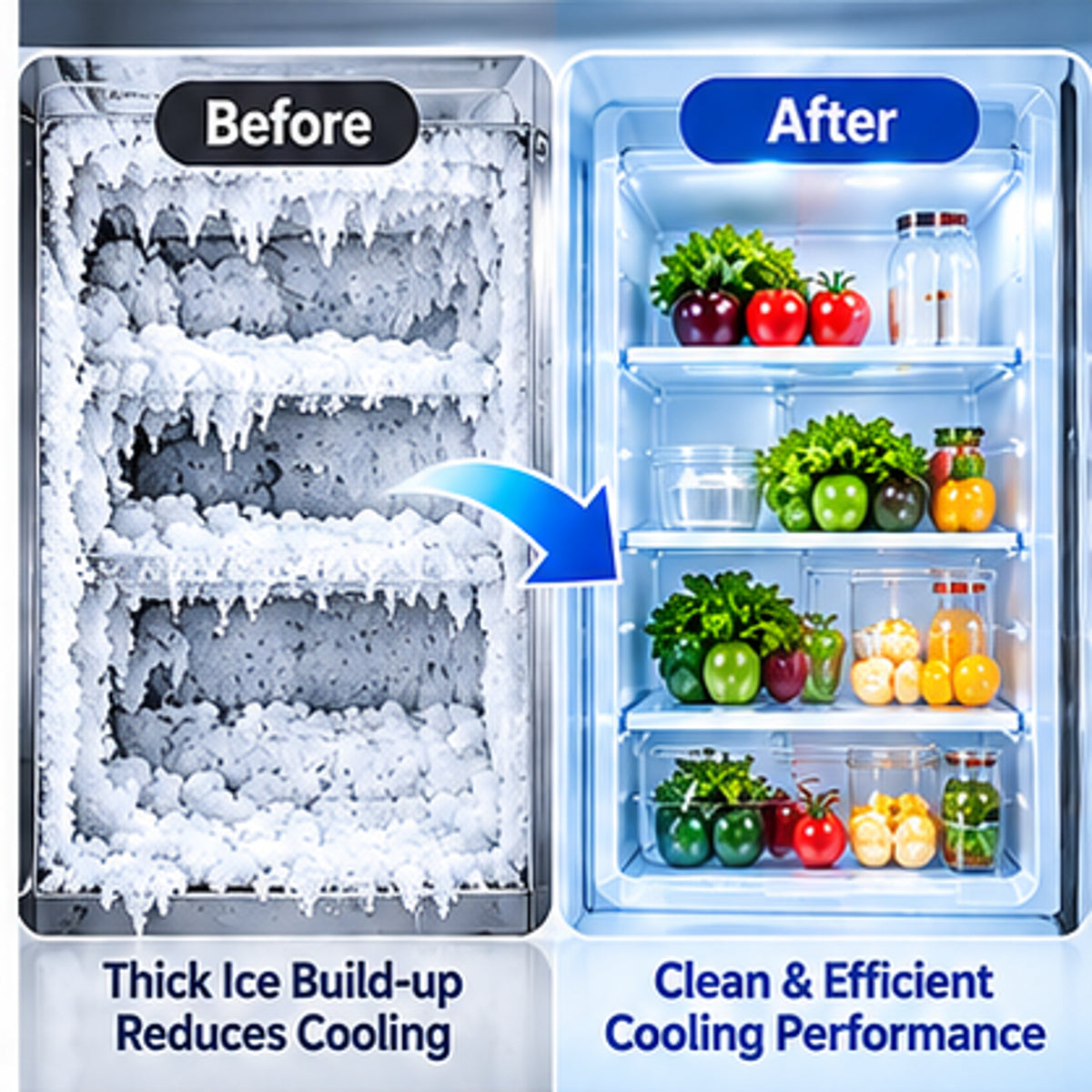 Refrigerator Defrosting Spray – Ice & Frost Remover | Buy 1 Get 1 Free (Pack of 2)