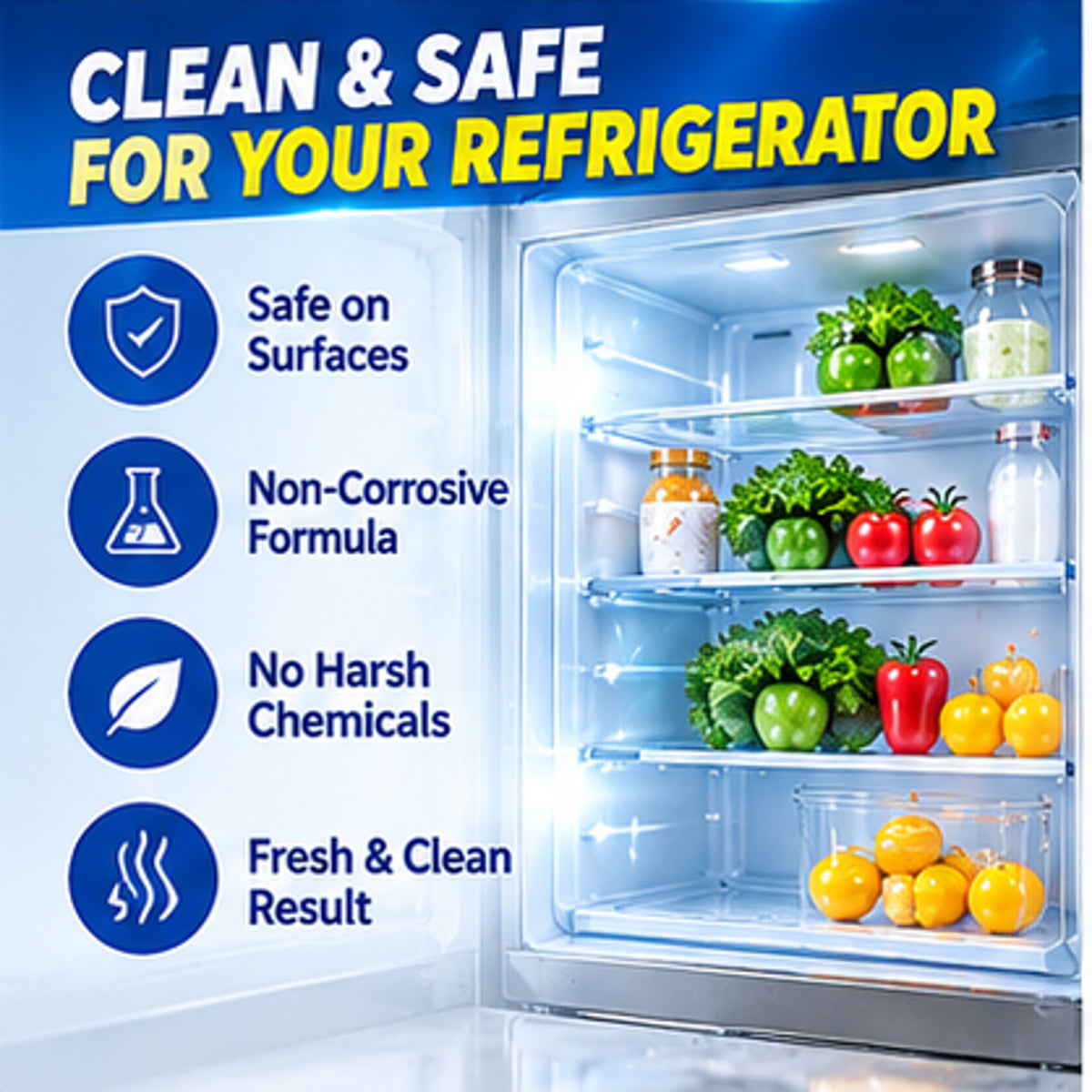 Refrigerator Defrosting Spray – Ice & Frost Remover | Buy 1 Get 1 Free (Pack of 2)