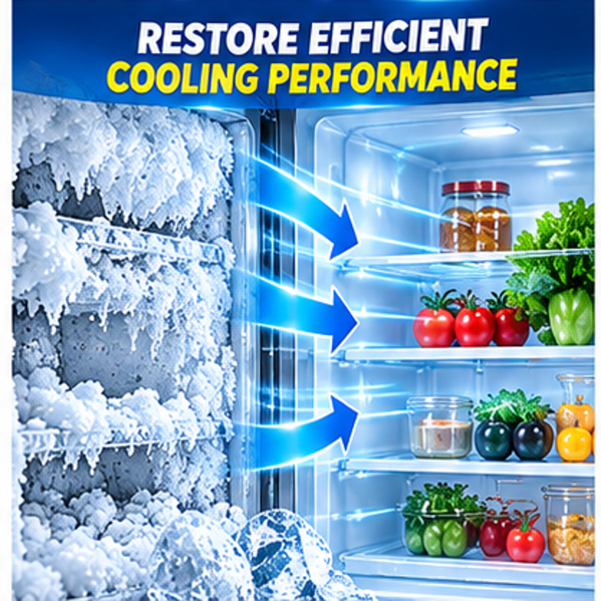 Refrigerator Defrosting Spray – Ice & Frost Remover | Buy 1 Get 1 Free (Pack of 2)