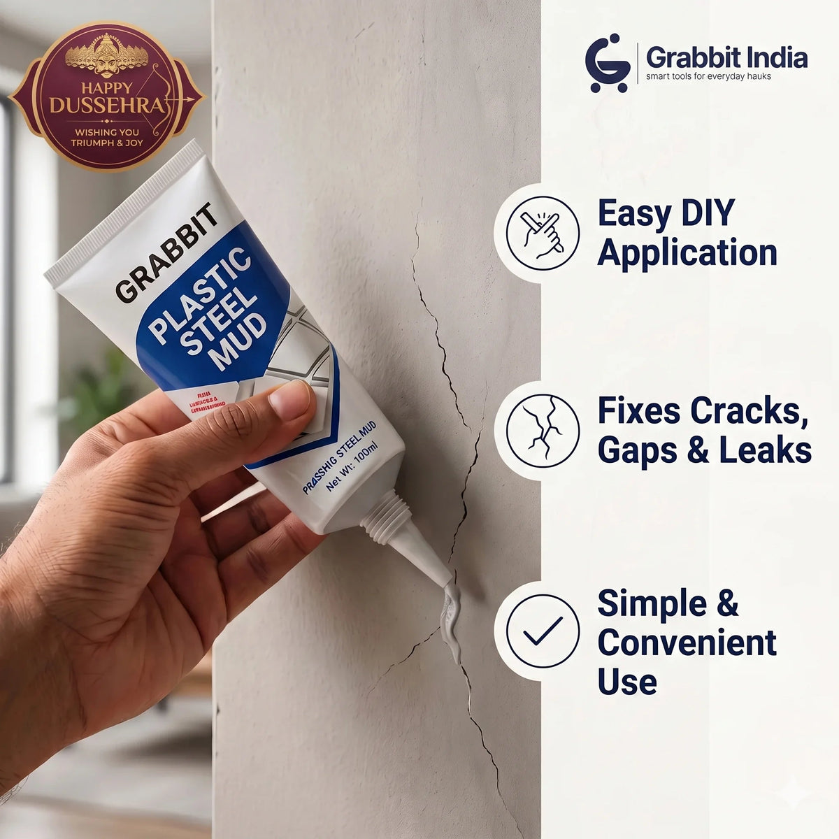 FixStick™ — Repair Paste | Seals Small Cracks & Leaks | Buy 1 Get 1 Free | Pack Of 2