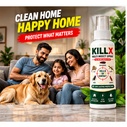 KILLX MULTI INSECT SPRAY – FAST-ACTING INSECT PROTECTION | BUY 1 GET 2 FREE