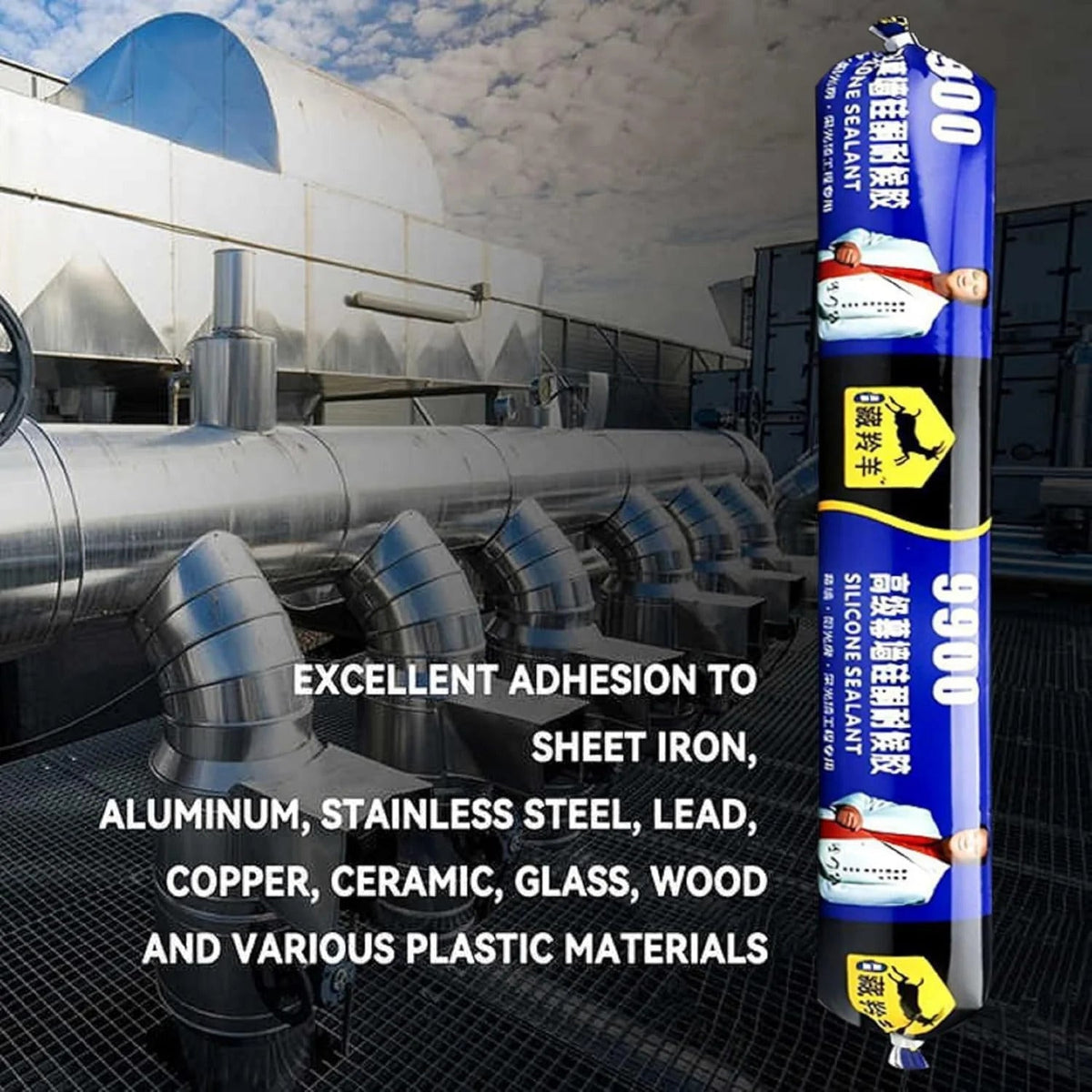 WATERPROOF SILICONE SEALANT ADHESIVE FOR ROOF & LEAKAGE REPAIR